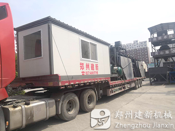 建新机械180混凝土搅拌站成功交付云南用户
